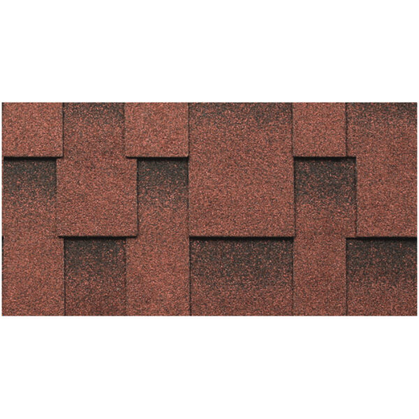 Kattohuopa Kerabit L+ punainen/musta 3 m²/pkt