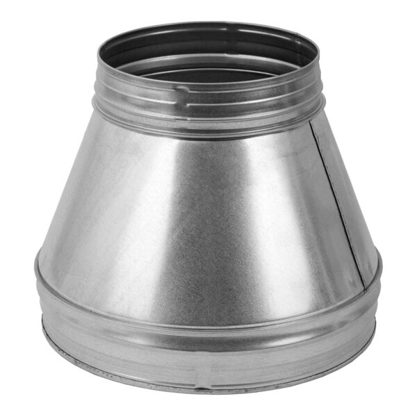 Ilmanvaihto muuntoliitin 120-100mm metalli, ilman tiivisteitä